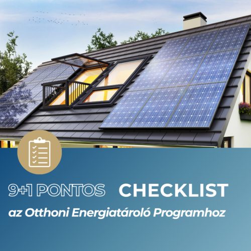   Ingyenes checklist az Otthoni Energiatároló pályázatra - 9+1 pontban