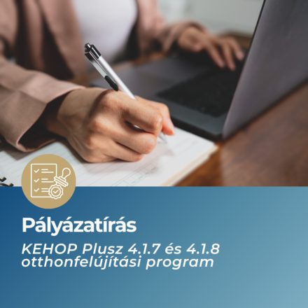 Pályázatírás szolgáltatás a KEHOP programra