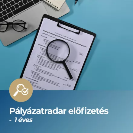 Pályázatradar előfizetés - 1 évre